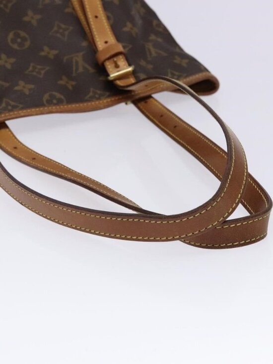 Authentic LOUIS VUITTON Monogram Bucket GM Shoulder Bag M42236 LV - Picture 14 of 16